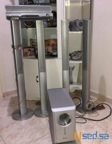 مسرح منزلي مع مشغل DVD باناسونيك صناعة ياباني
