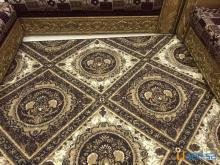 مجلس مع التقفيله والسجاده طراز مغربى مع تقفيله طاوله بالركن وسجاده