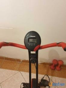 دراجة رياضية ماركة Fitness مع 2 دامبلز 5 كجم