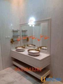 بناء مغاسل رخام حمامات