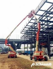 تأجير بوم لفت JLG 43 متر للإيجار في الرياض حي قرطبة | إيجار رافعة ذراعية Genie وHaulotte وBoom Lift للمشاريع الكبرى