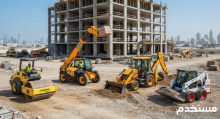 جي سي بي تلي هندر للايجار 14متر17متر مرلوهات للايجار